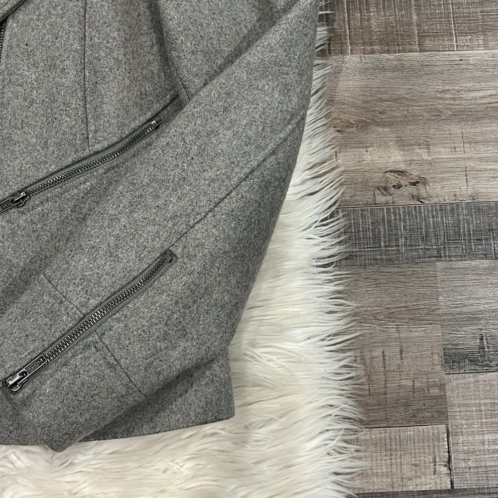 NWOT Victor Alfaro recycled wool moto jacket 10 - Picture 6 of 7